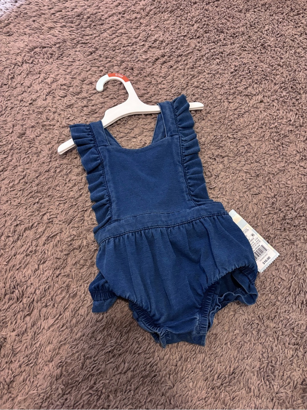 Cat and Jack Navy Blue Baby Romper
